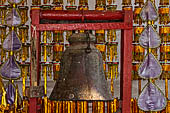 Luang Prabang, Laos - Wat Mai, Bells are an important symbol in Buddhism. 